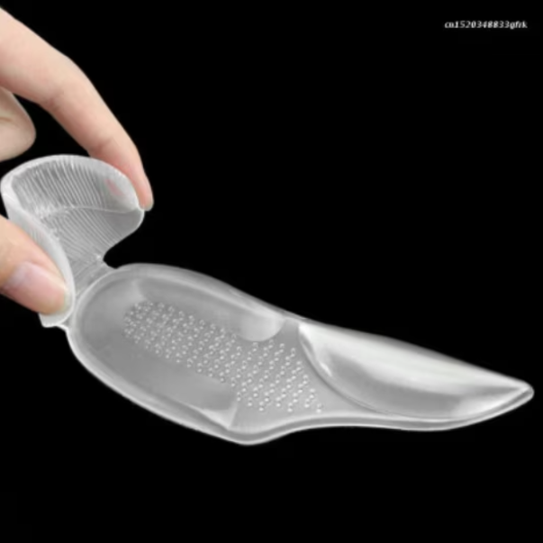 Set 2 branturi pentru talpa, suport interior de incaltaminte, CRM, cu calcai, marime universala, transparent [5]
