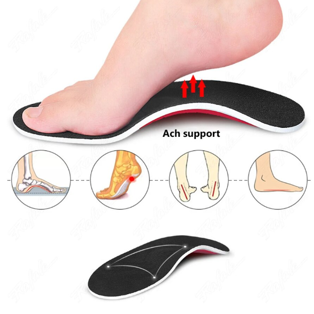 Set 2 Branturi Suport Arc Picior Plat, CRM, Amortizare și Confort, Unisex, 40-46 nr. [2]