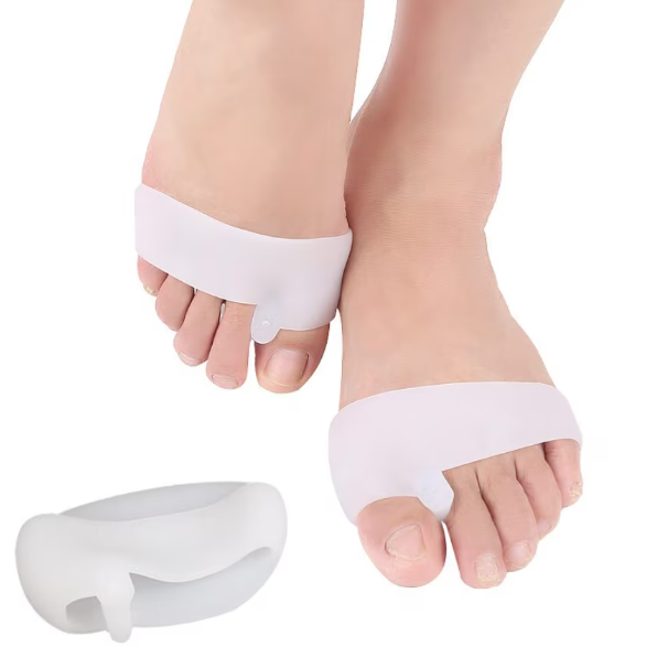 Set 2 buc Protectie Mont si Separator Deget Mare, CRM, silicon moale, respirabil, elastic, unisex, marime universala [3]