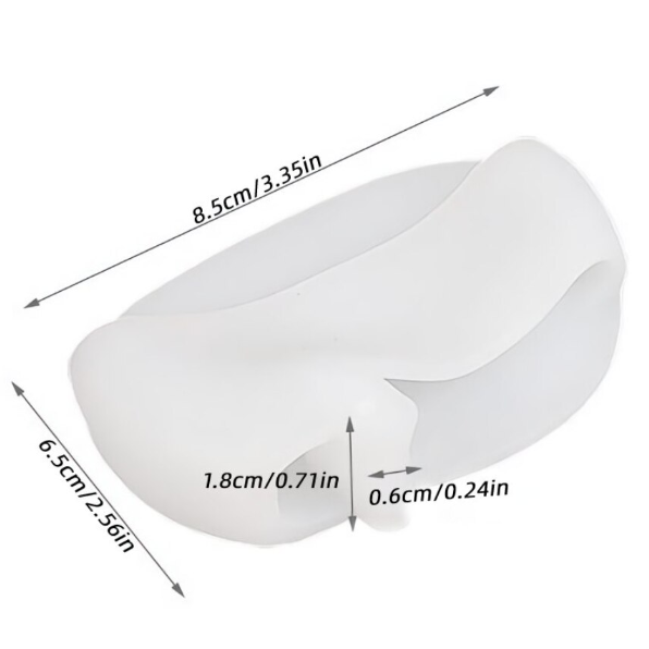 Set 2 buc Protectie Mont si Separator Deget Mare, CRM, silicon moale, respirabil, elastic, unisex, marime universala [4]