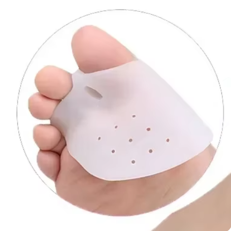 Set 2 buc.Protectie si Sepatator Deget Mare, Hallux Valgus, Corector Bunion, CRM, silicon moale, respirabil, elastic, unisex, marime universala [5]