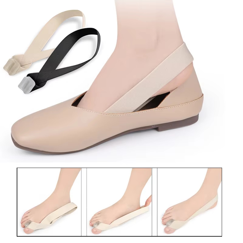 Set 2 corectoare Hallux Valgus pentru degetul mare, cu bandă elastică și separator degete, mărime universală, culoare nude [3]