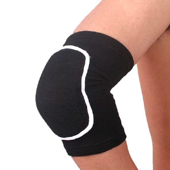 Set 2 Cotiere Elastice cu Compresie și Protecție, CRM, cu Tampon de Șoc, unisex, negru/alb [2]
