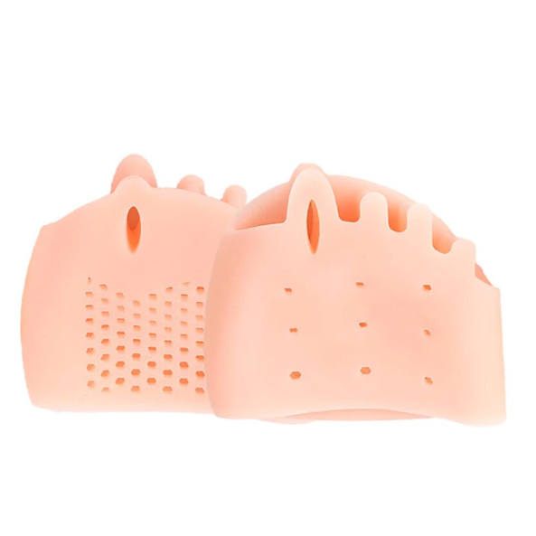 Set 2 Protecții pentru Picioare din Silicon Elastic, CRM, Unisex, Culoarea Pielii [5]