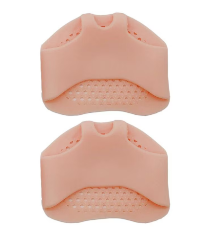 Set 2 protectii pentru picior, ADM, tip talonete, din silicon, nude [2]