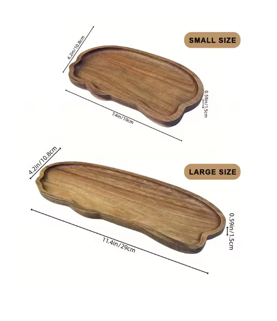Set 2 Tavițe Decorative din Lemn EVNC - Japanese Style Wooden [7]