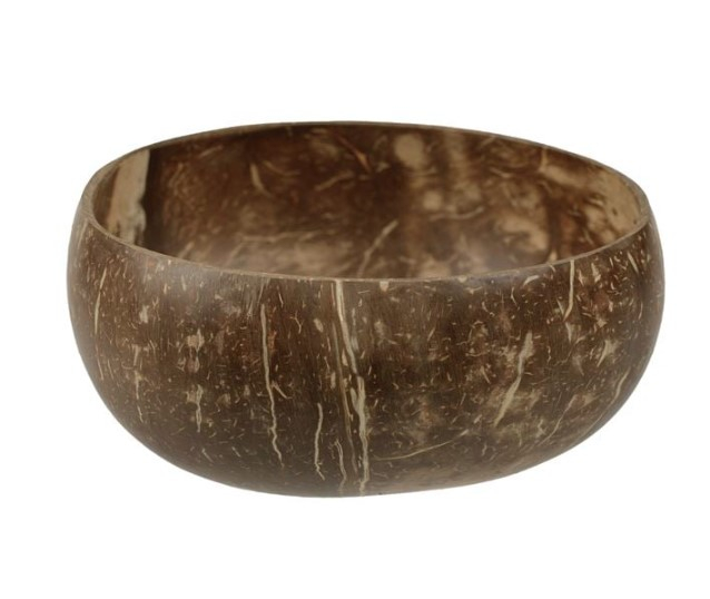 Set 3 Boluri din Nucă de Cocoș EVNC - TropicMorning Coconut Bowl, 14 cm [4]