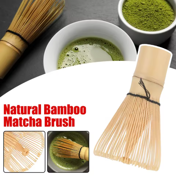 Set 4 Instrumente „Zen Cha” EVNC - Bambus Natural, pentru Matcha Autentic [2]
