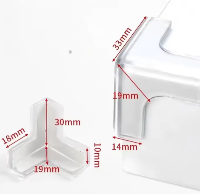 Set 4 Protecții pentru Colțuri EVNC - BabySafe Corner Guards, din Silicon [4]