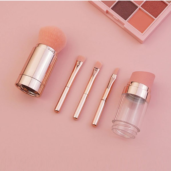 Set 5 in 1 pensule pentru make-up, EVNC, Start The Day, portabil [2]