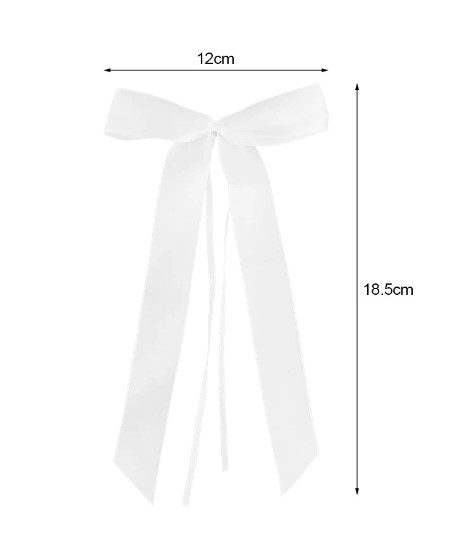 Set 50 de fundite decoratiuni pentru nunta, EVNC, White Wedding, potrivite pentru masini, scaune sau pahare [4]