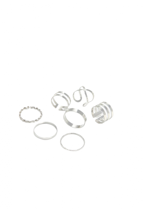 Set inele aurii, EVNC, Punk gold, 8 inele [1]