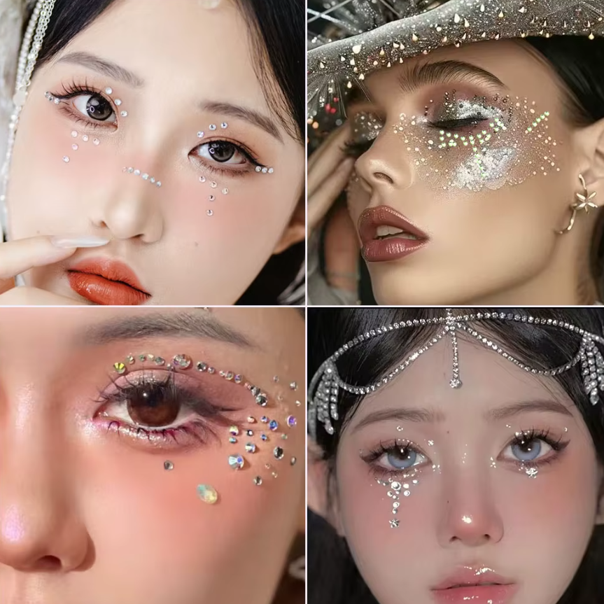 Set 900 Strass-uri Decorative, CRM, Accesorii Make-up / Hairstyling pentru Petreceri și Evenimente Glam [6]