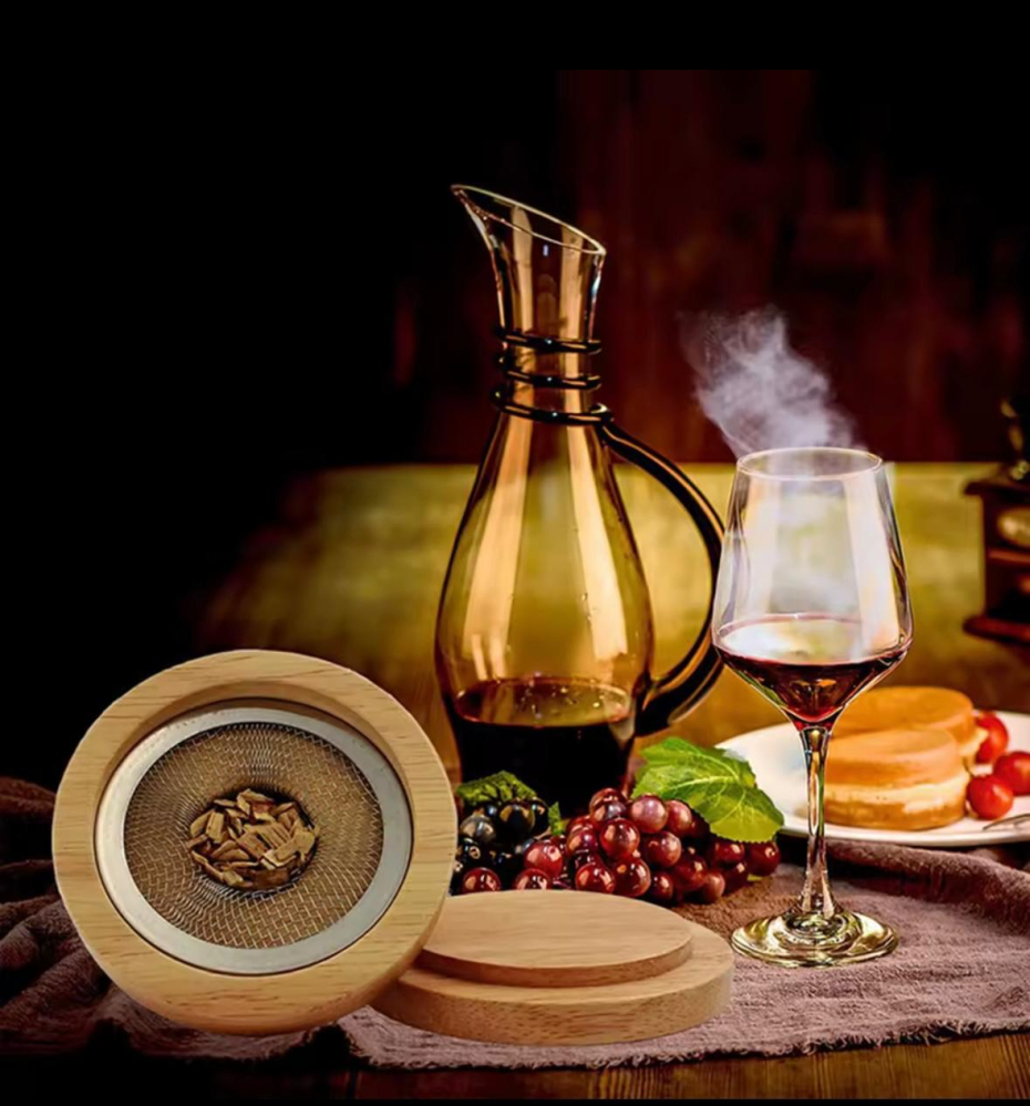 Set afumare bauturi, ADM, afumator whiskey, cu 4 arome naturale si accesorii [8]