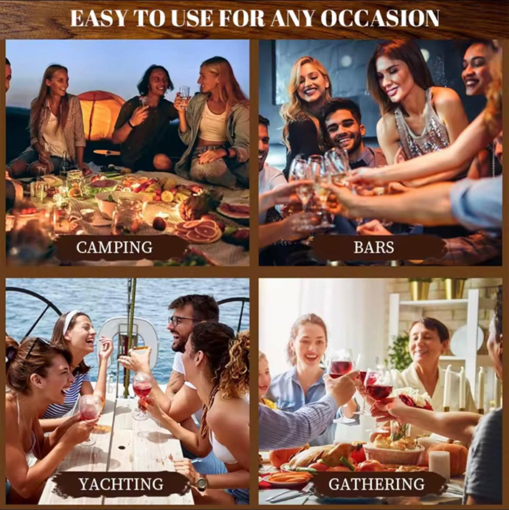 Set afumare bauturi, ADM, afumator whiskey, cu 4 arome naturale si accesorii [7]