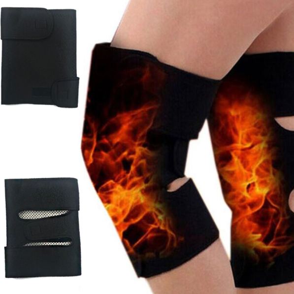 Set Genunchiere cu Turmalină si Magneti, CRM, Ajustabil, Mărime Universală, Unisex, Negru [5]