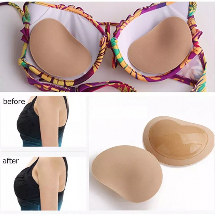 Set pernute push up pentru sutien, ADM, autoadezive, 11x8 cm, nude [7]