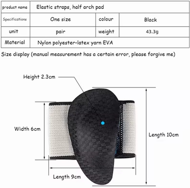 Set talonete ortopedice premium cu suport arcada plantara, EVA Arch Support [7]