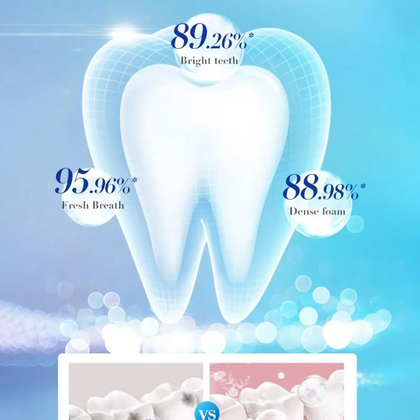 Spumă pentru Albire și Detoxifiere Dentară, CRM, Brighten Whiten, 60 ml [8]