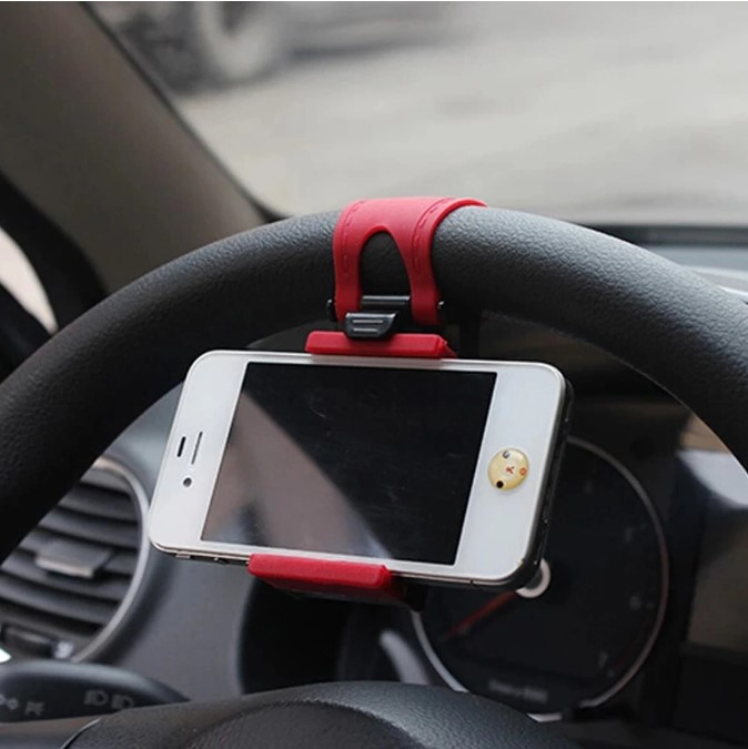 Suport auto pentru telefon, EVNC, Phone Clip, prindere de volan [2]