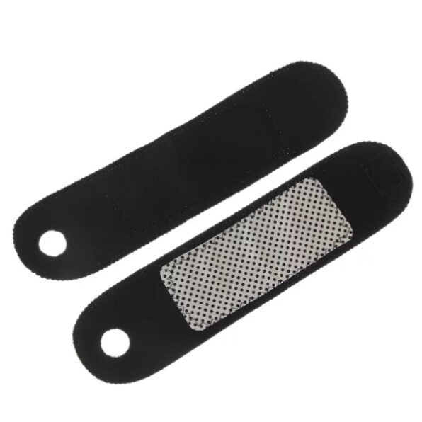 Suport pentru incheietura mainii, CRM, cu magneti si auto-incalzire, negru, 2 buc. [2]