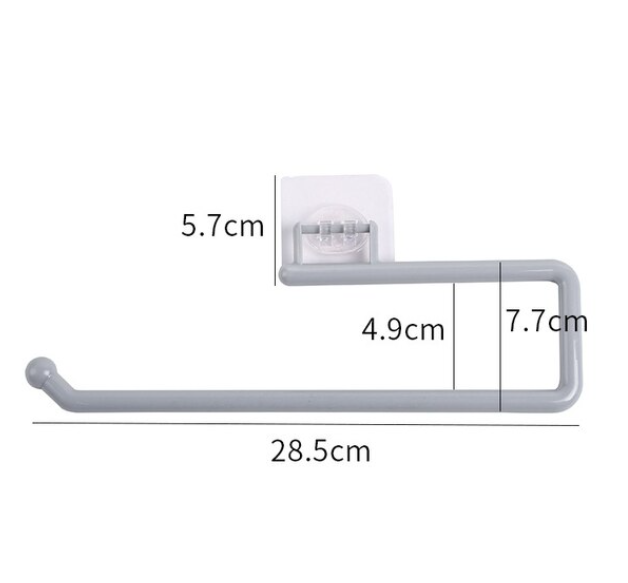 Suport pentru prosoape de bucatarie, EVNC, Paper Roll Holder, sistem dublu adeziv [7]