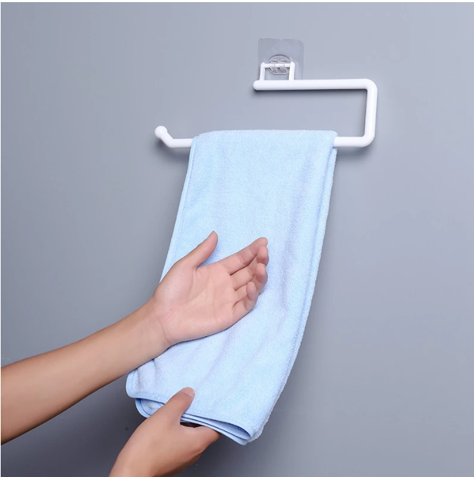 Suport pentru prosoape de bucatarie, EVNC, Paper Roll Holder, sistem dublu adeziv [2]