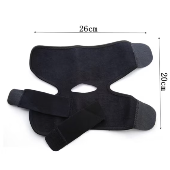 Suport pentru protectie glezna adolescenti, CRM, reglabil, unisex, negru [3]