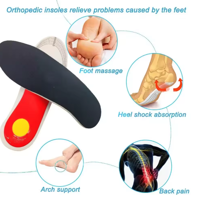 Talpici Ortopedici EVNC - FlexSupport Damping Insoles, Absorbție de Șoc și Ventilație [2]