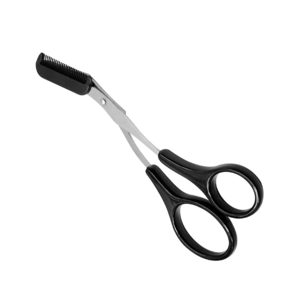 Trimmer Manual pentru Sprâncene, CRM, Design Foarfecă, Negru [7]