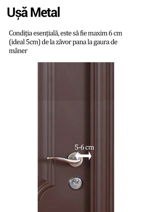 Yala inteligenta BBDHOME – Smart Lock cu amprenta, cod, card, cheie si Tuya APP [5]