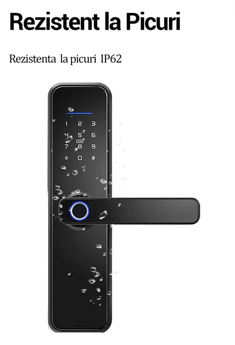 Yala inteligenta BBDHOME – Smart Lock cu amprenta, cod, card, cheie si Tuya APP [8]