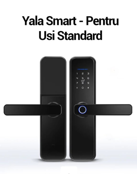 Yala inteligenta BBDHOME – Smart Lock cu amprenta, cod, card, cheie si Tuya APP [2]