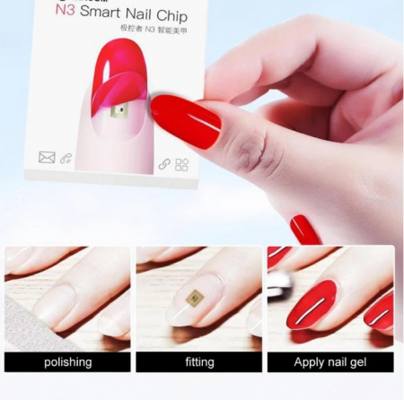 Dispozitiv smart pentru unghii, GMO, N3 Smart Nail Chip [3]