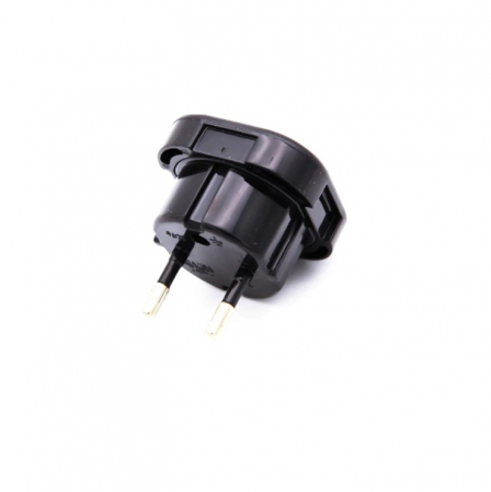 Adaptor de priza UK la priza EU, 240V, 10A, negru [1]