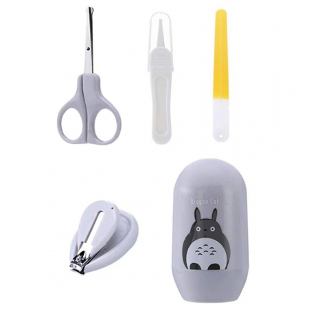 Kit de ingrijire si igiena pentru bebelusi, ADM, Baby Grooming, 4 piese, gri [4]