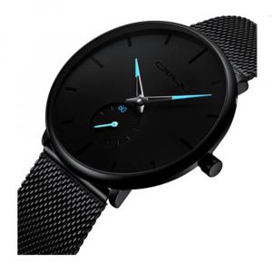 Ceas barbatesc GMO, Time-Stop Crrj, negru - albastru [1]