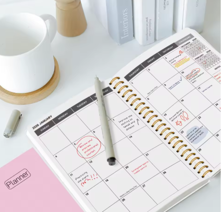 Agendă 2026-2027 EVNC - Weekly Planner, Include Set de Stickere [1]