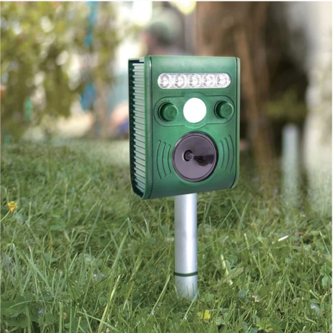Aparat cu Ultrasunete Repelent pentru Animale și Păsări EVNC - Culoare Verde [1]