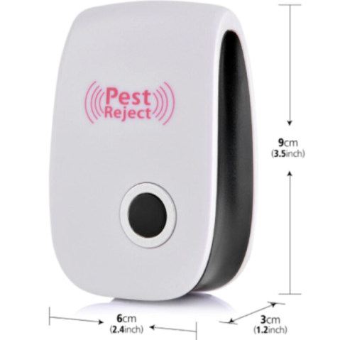 Aparat electric cu ultrasunete pentru combaterea daunatorilor, CRM, smart, alb [2]