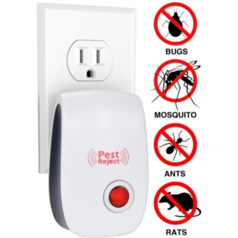 Casa, Gradina & Bricolaj - Aparat electric cu ultrasunete pentru combaterea daunatorilor, CRM, smart, alb