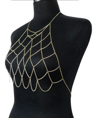 Bijuterie sexy pentru plajă, EVNC, Chest Chain, colier corporal [4]