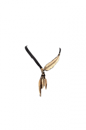 Bijuterie vintage Penele Trecutului, EVNC, auriu [1]