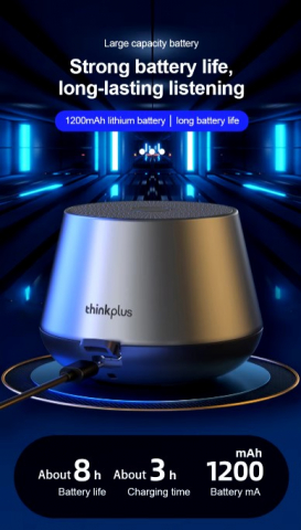 Lenovo Thinkplus K3 Pro Bluetooth Speaker - Boxă Portabilă Wireless, Sunet HIFI, Microfon Integrat [15]