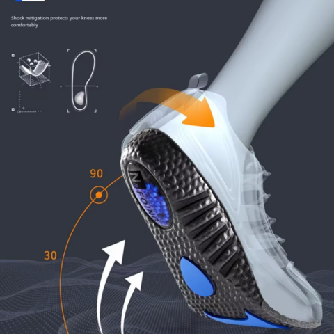 Branturi sport tip talpici, CRM, cu amortizare si absorbtie a socurilor, confortabile si elastice, 26 cm, nr. 41-42 [3]