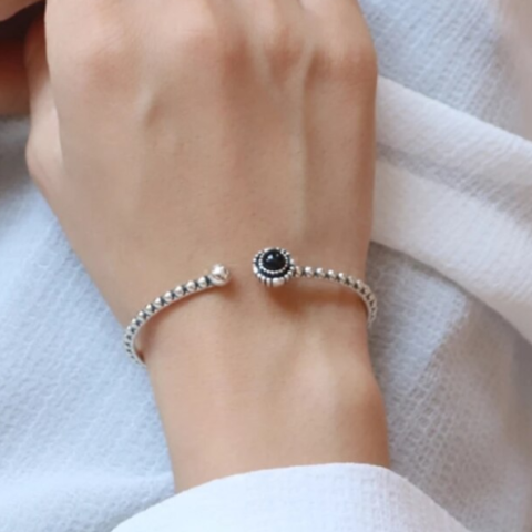 Bratari - Bratara Meyrroyu, CRM, trendy, clasica, pentru femei, reglabila, argintie