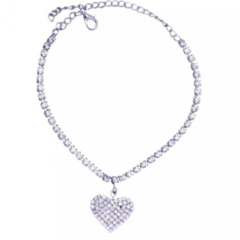Brățară pentru Gleznă SilverHeart, CRM, Model Vară, Reglabilă, Argintie [4]