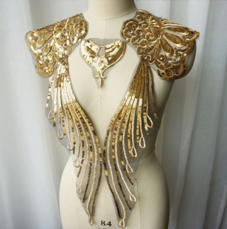 bust rochie dantela paiete [3]