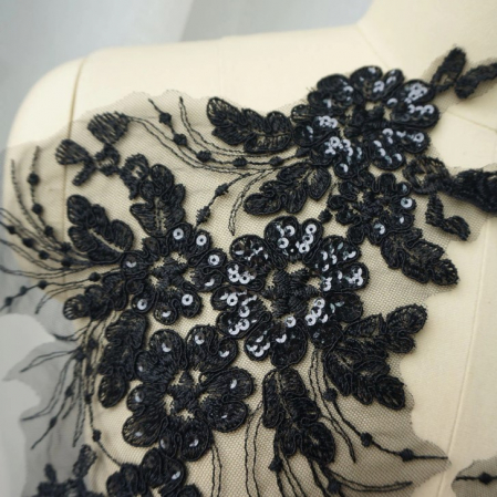 bust rochie dantela paiete [3]