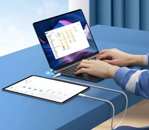 Cablu USB Type-C to Type-C, Încărcare rapidă și transfer de date, 3m, alb [5]